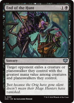 End of the Hunt single card from Magic: the Gathering