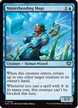 Matterbending Mage single card from Magic: the Gathering