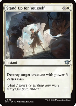 Stand Up for Yourself single card from Magic: the Gathering