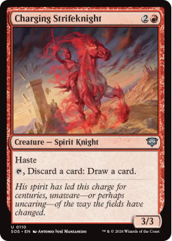 Charging Strifeknight single card from Magic: the Gathering