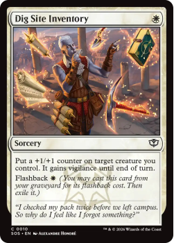 Dig Site Inventory single card from Magic: the Gathering