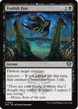 Foolish Fate single card from Magic: the Gathering