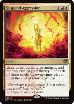 Suspend Aggression single card from Magic: the Gathering