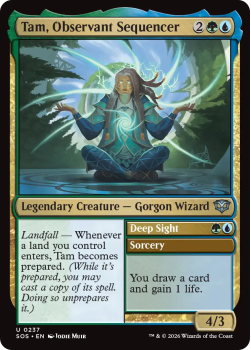 Tam, Observant Sequencer single card from Magic: the Gathering