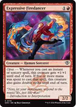 Expressive Firedancer single card from Magic: the Gathering