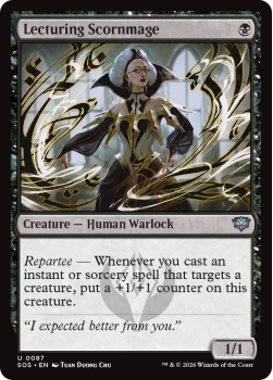 Lecturing Scornmage single card from Magic: the Gathering