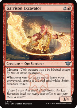 Garrison Excavator single card from Magic: the Gathering