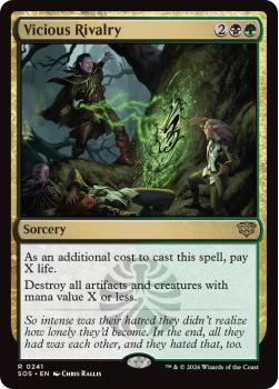 Vicious Rivalry single card from Magic: the Gathering
