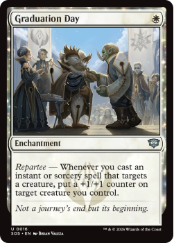 Graduation Day single card from Magic: the Gathering