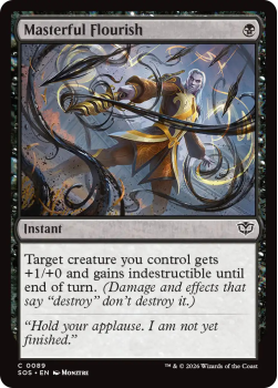 Masterful Flourish single card from Magic: the Gathering
