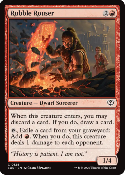 Rubble Rouser single card from Magic: the Gathering