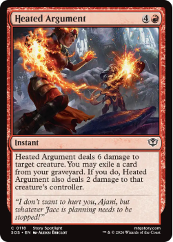 Heated Argument single card from Magic: the Gathering