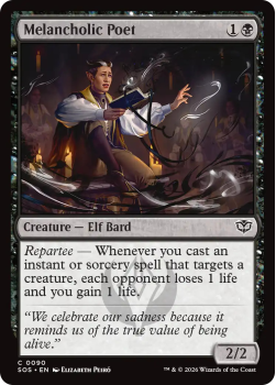 Melancholic Poet single card from Magic: the Gathering