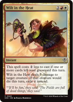 Wilt in the Heat single card from Magic: the Gathering
