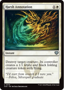 Harsh Annotation single card from Magic: the Gathering