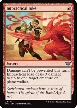 Impractical Joke single card from Magic: the Gathering