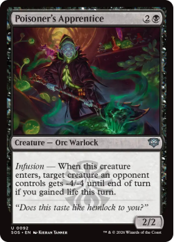 Poisoner's Apprentice single card from Magic: the Gathering