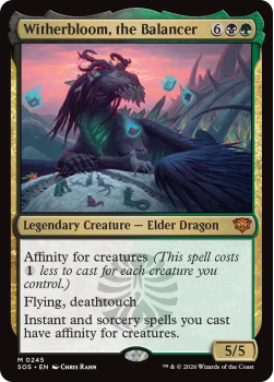 Witherbloom, the Balancer single card from Magic: the Gathering