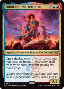 Zaffai and the Tempests single card from Magic: the Gathering