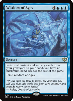 Wisdom of Ages single card from Magic: the Gathering