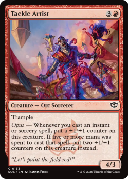Tackle Artist single card from Magic: the Gathering