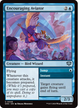 Encouraging Aviator single card from Magic: the Gathering