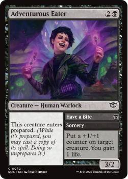 Adventurous Eater single card from Magic: the Gathering