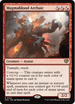 Magmablood Archaic single card from Magic: the Gathering