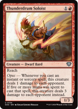 Thunderdrum Soloist single card from Magic: the Gathering