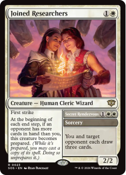 Joined Researchers single card from Magic: the Gathering