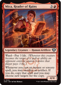 Mica, Reader of Ruins single card from Magic: the Gathering