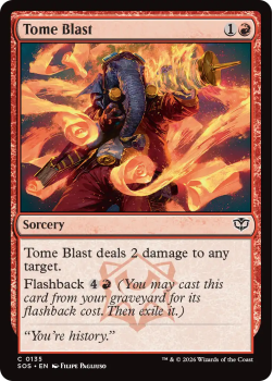 Tome Blast single card from Magic: the Gathering
