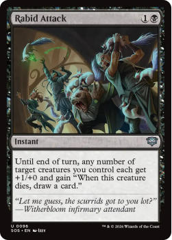 Rabid Attack single card from Magic: the Gathering