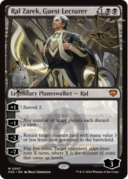 Ral Zarek, Guest Lecturer single card from Magic: the Gathering