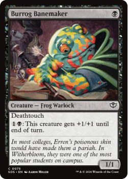 Burrog Banemaker single card from Magic: the Gathering