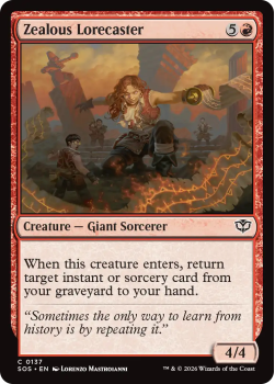 Zealous Lorecaster single card from Magic: the Gathering