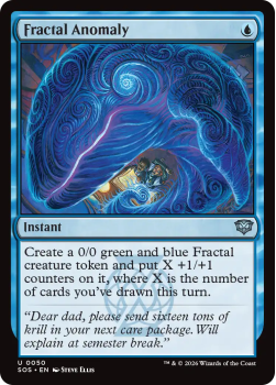 Fractal Anomaly single card from Magic: the Gathering