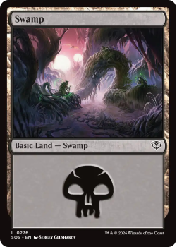 Swamp single card from Magic: the Gathering