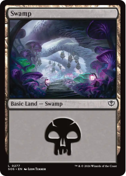 Swamp single card from Magic: the Gathering