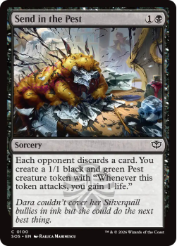Send in the Pest single card from Magic: the Gathering