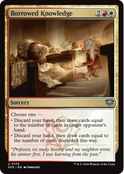 Borrowed Knowledge single card from Magic: the Gathering