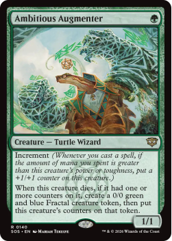 Ambitious Augmenter single card from Magic: the Gathering
