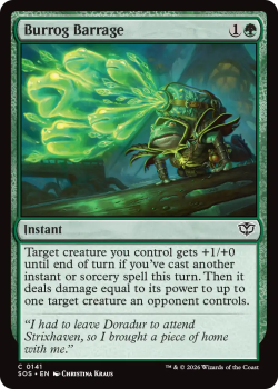 Burrog Barrage single card from Magic: the Gathering