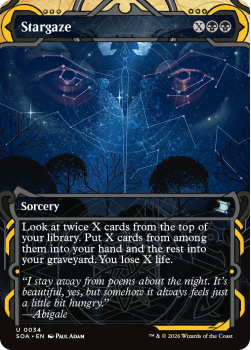 Stargaze single card from Magic: the Gathering