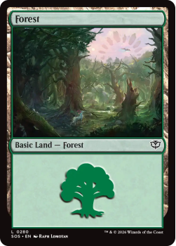 Forest single card from Magic: the Gathering