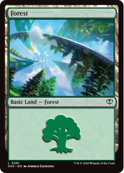 Forest single card from Magic: the Gathering