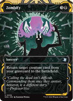 Zombify single card from Magic: the Gathering