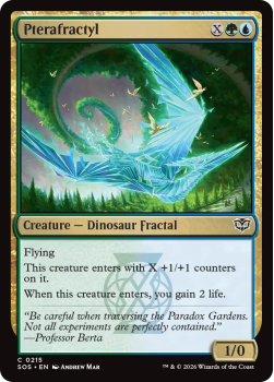 Pterafractyl single card from Magic: the Gathering