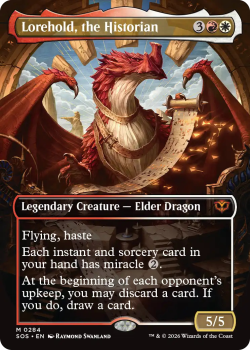 Lorehold, the Historian (BORDERLESS) single card from Magic: the Gathering