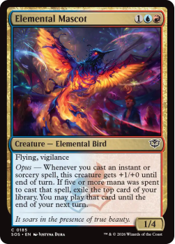 Elemental Mascot single card from Magic: the Gathering
